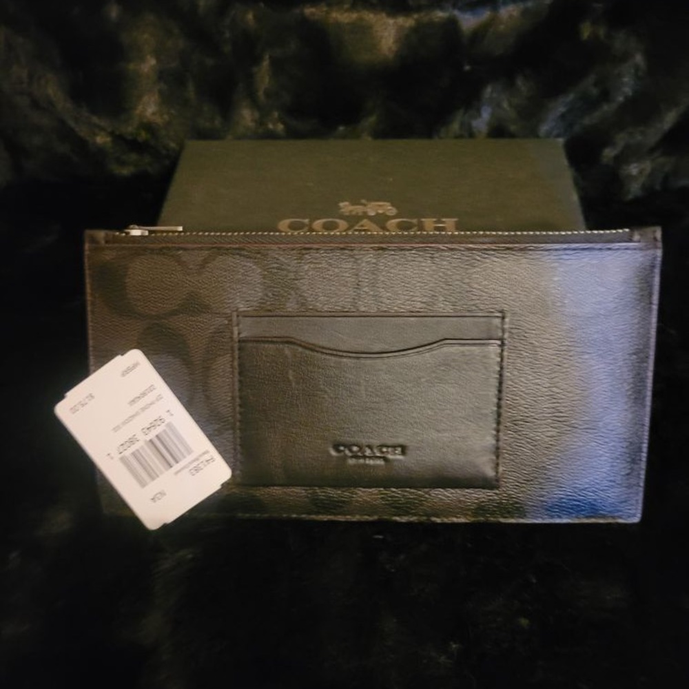 COACH/MENS PHONE/ZIP WALLET